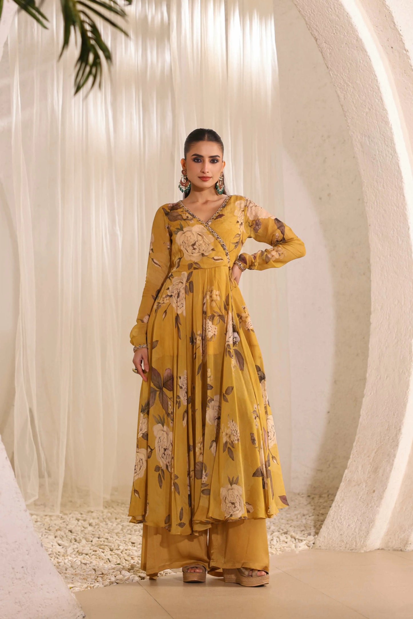 Floral Print Gown