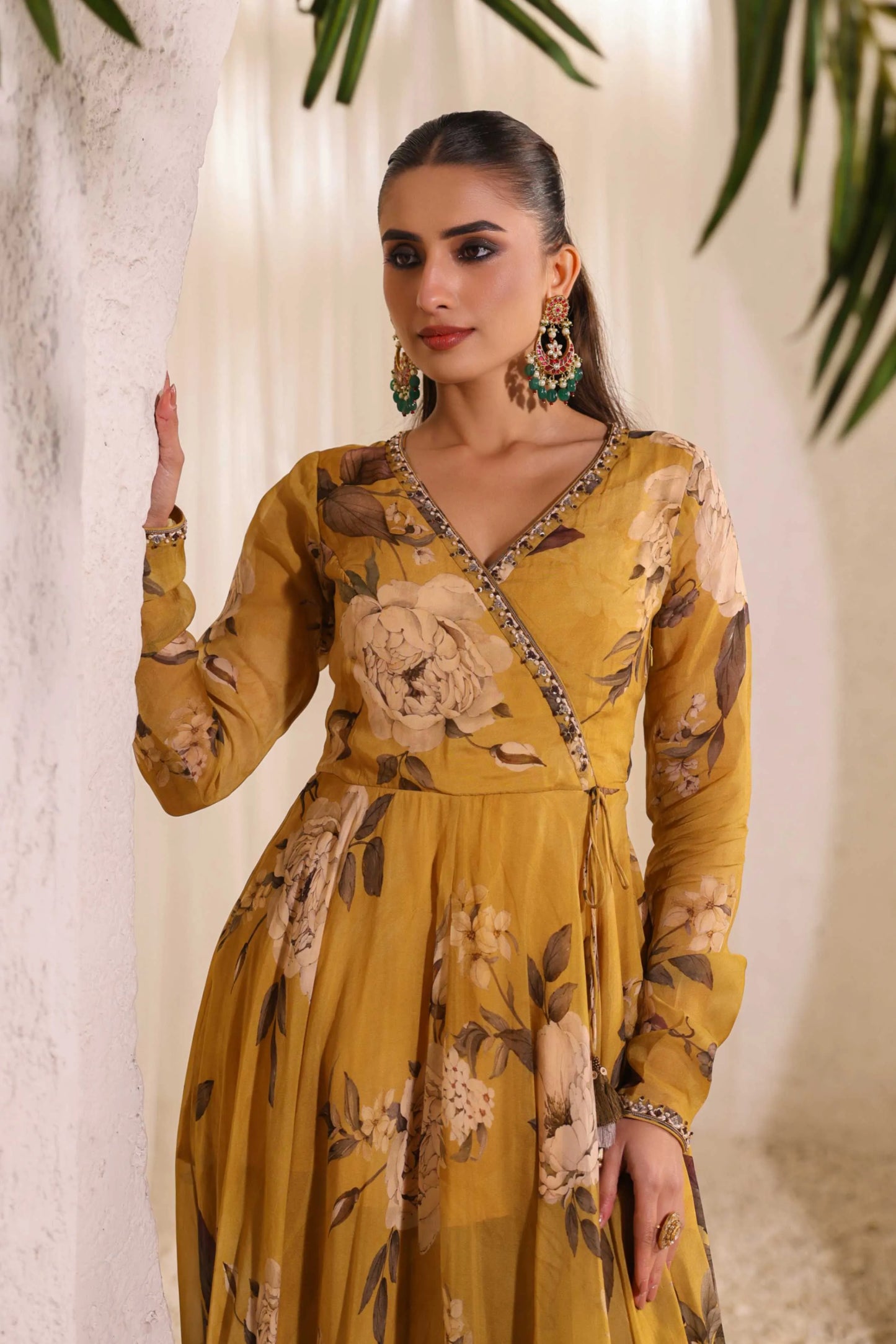 Floral Print Gown
