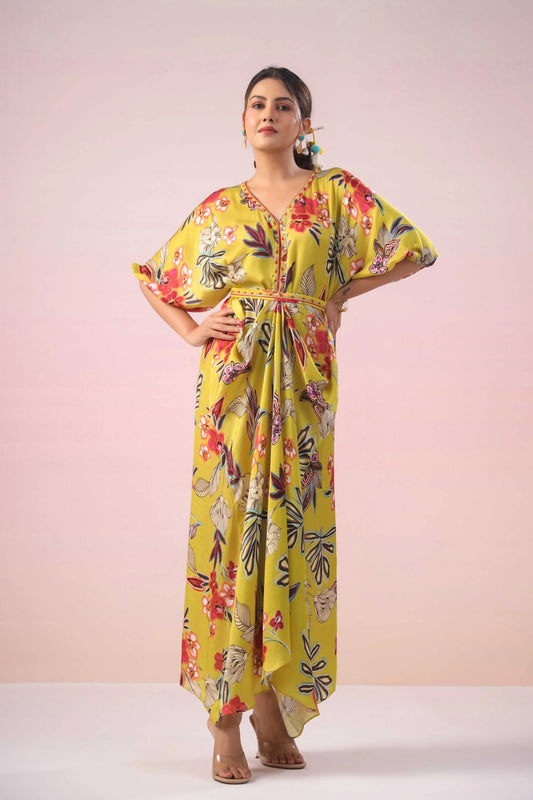 Fancy Cut Dhoti Type Dress