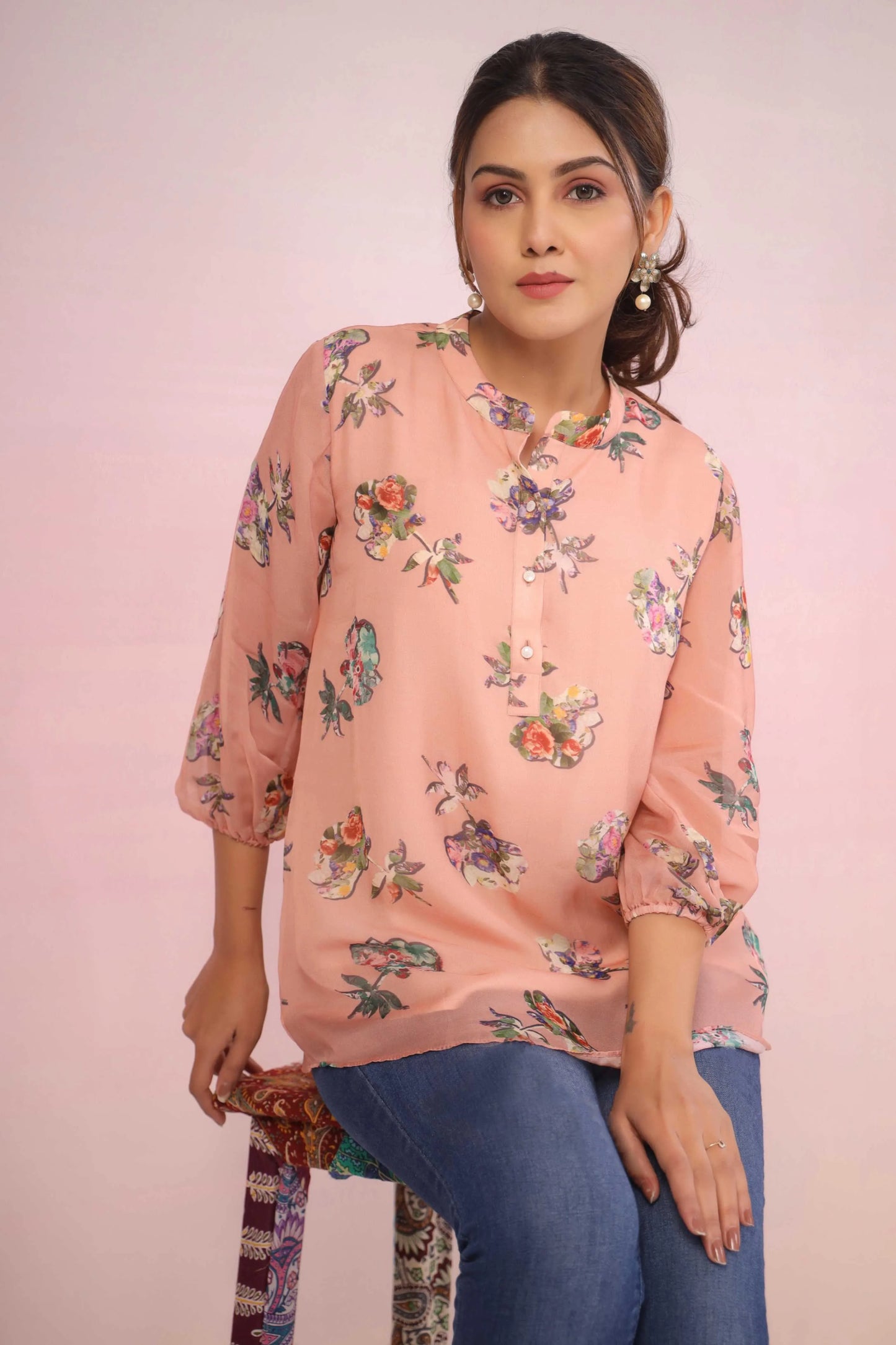 Printed Short Top