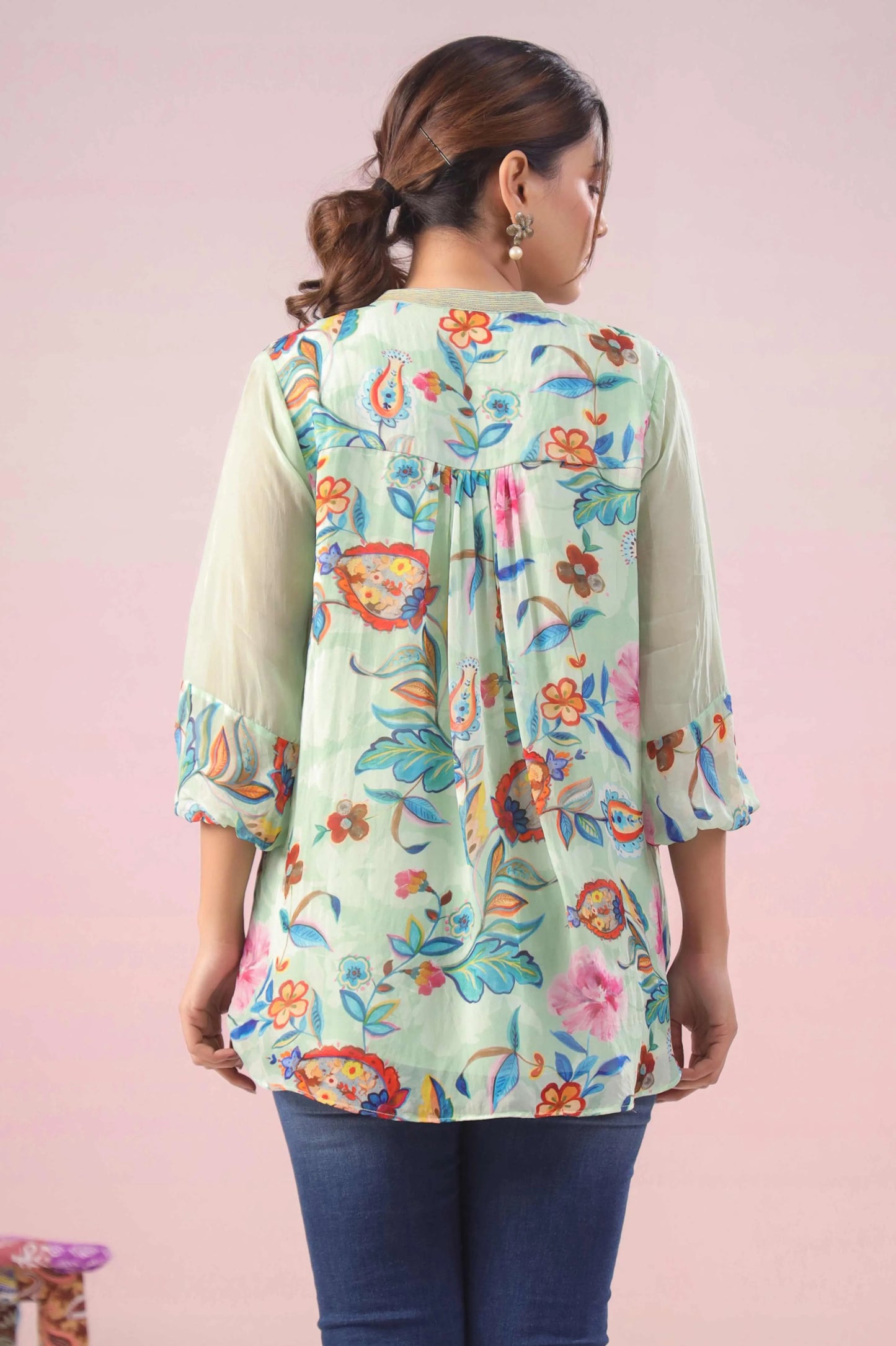Printed Short Top