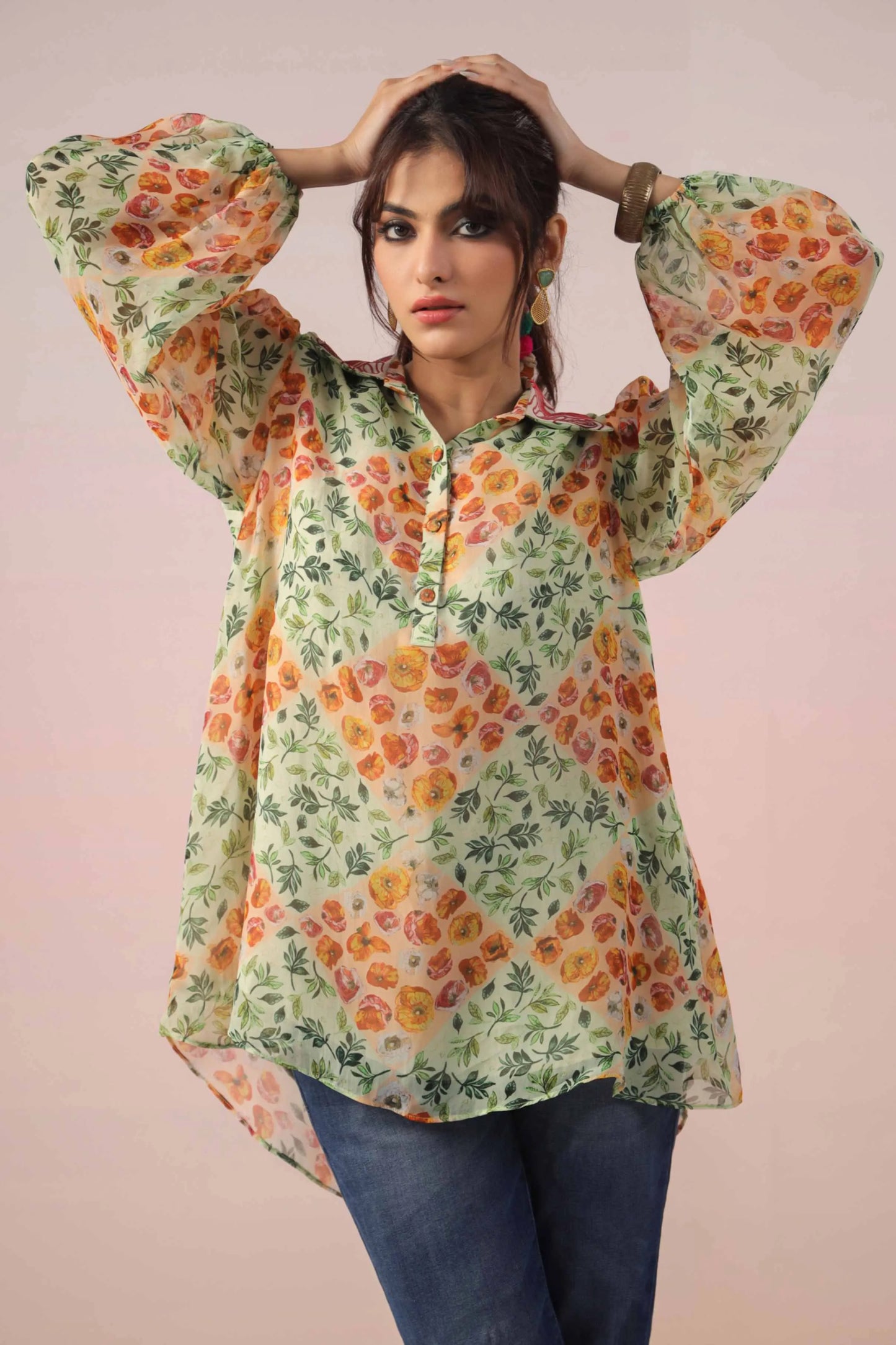 Printed Short Top