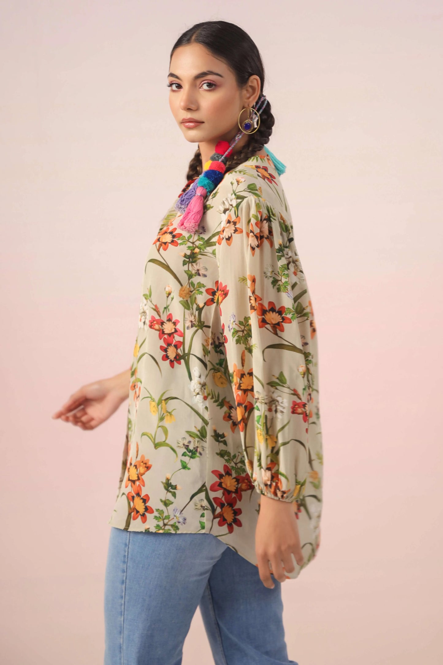 Printed Short Top