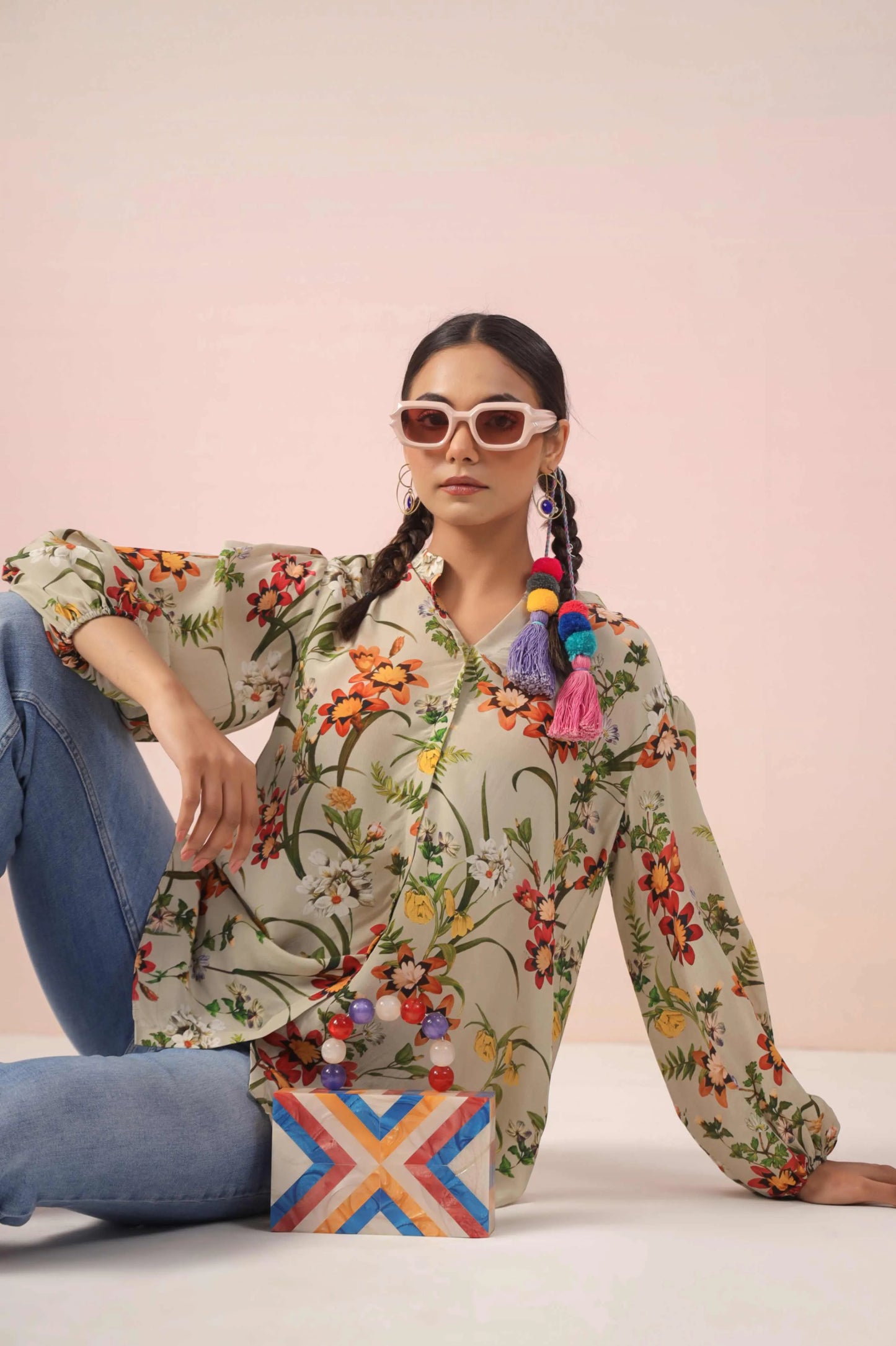 Printed Short Top