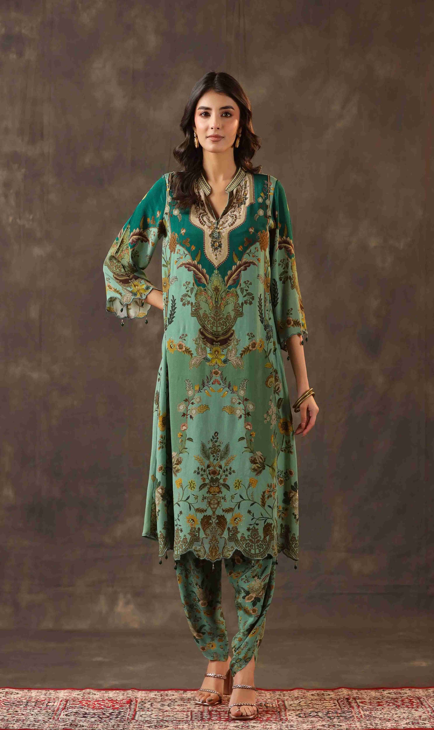 Traitional Kurti with Dhoti Pant