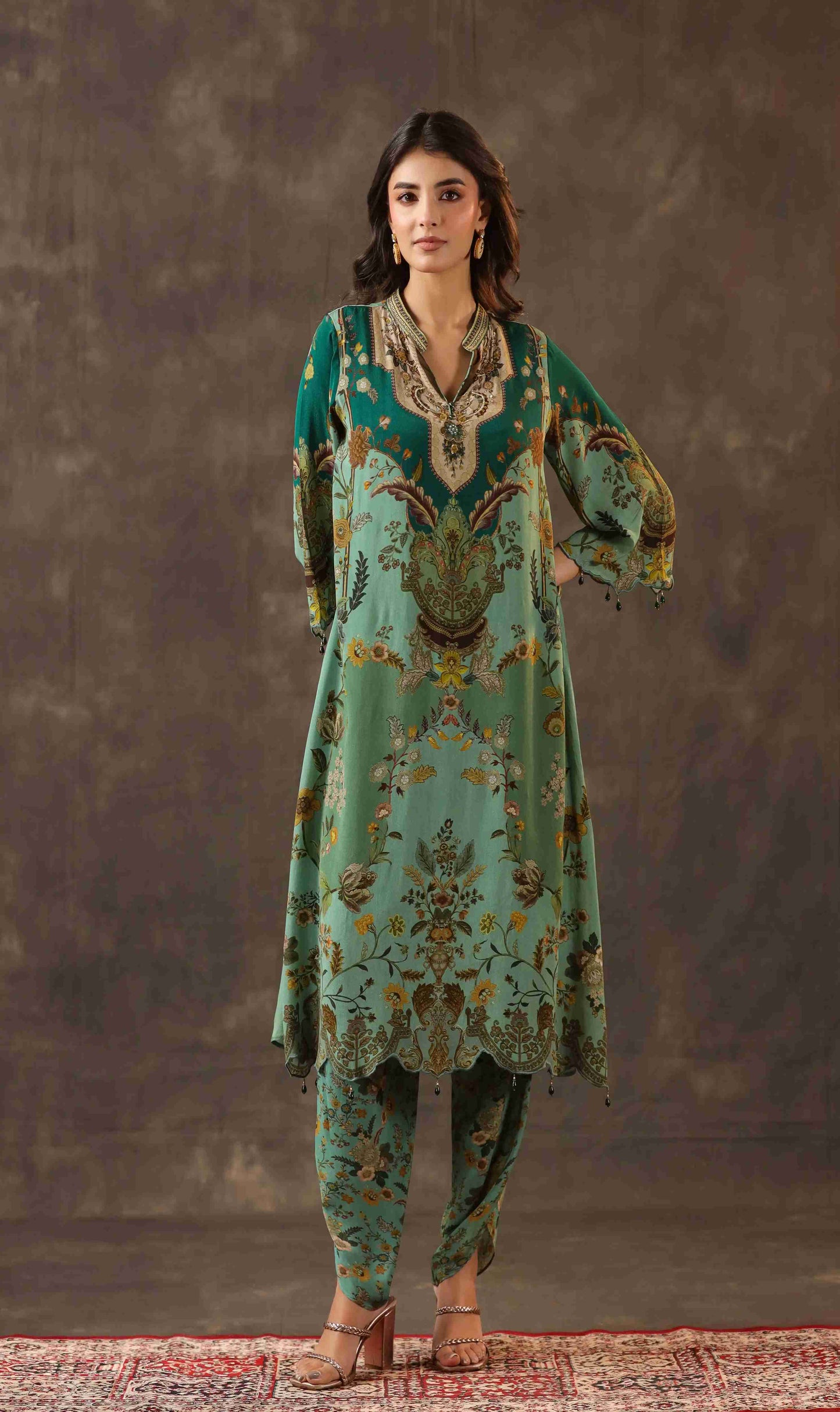 Traitional Kurti with Dhoti Pant