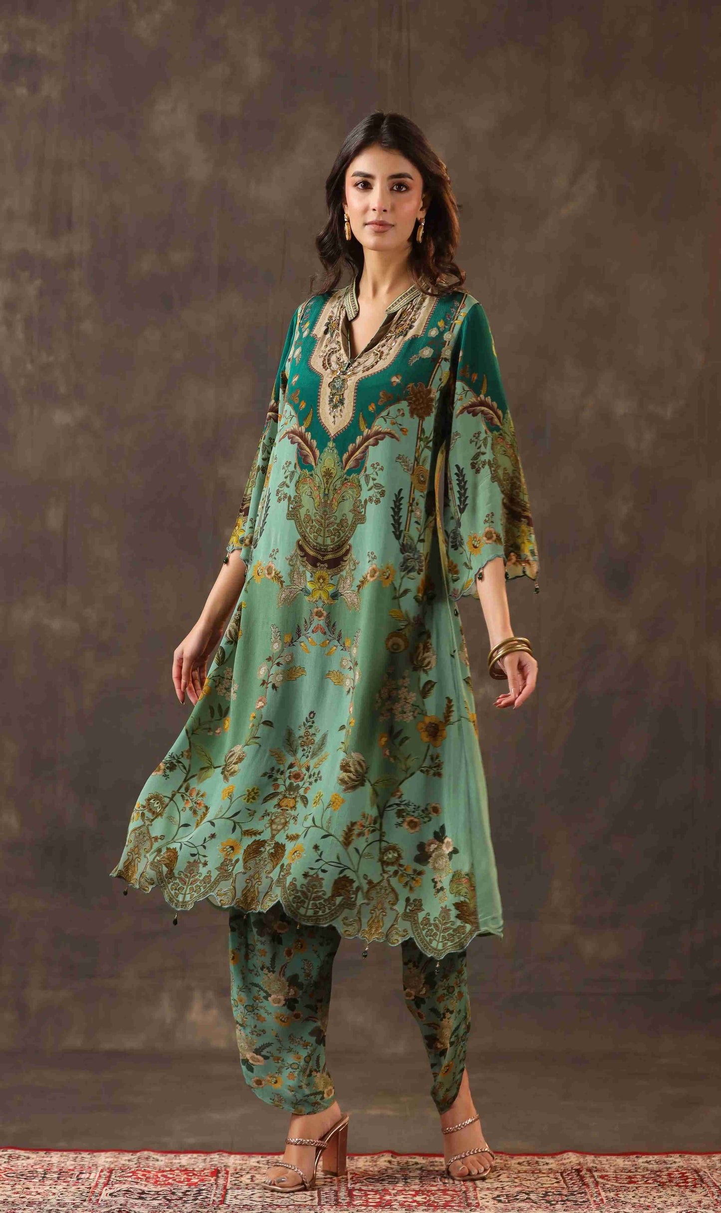 Traitional Kurti with Dhoti Pant