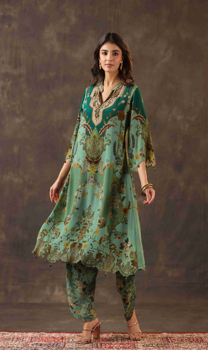 Traitional Kurti with Dhoti Pant