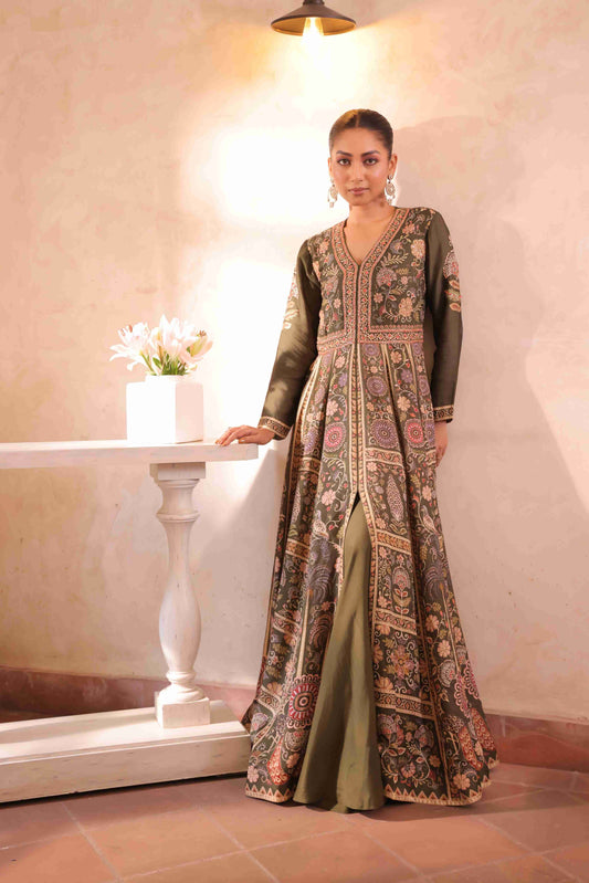 Printed Gown