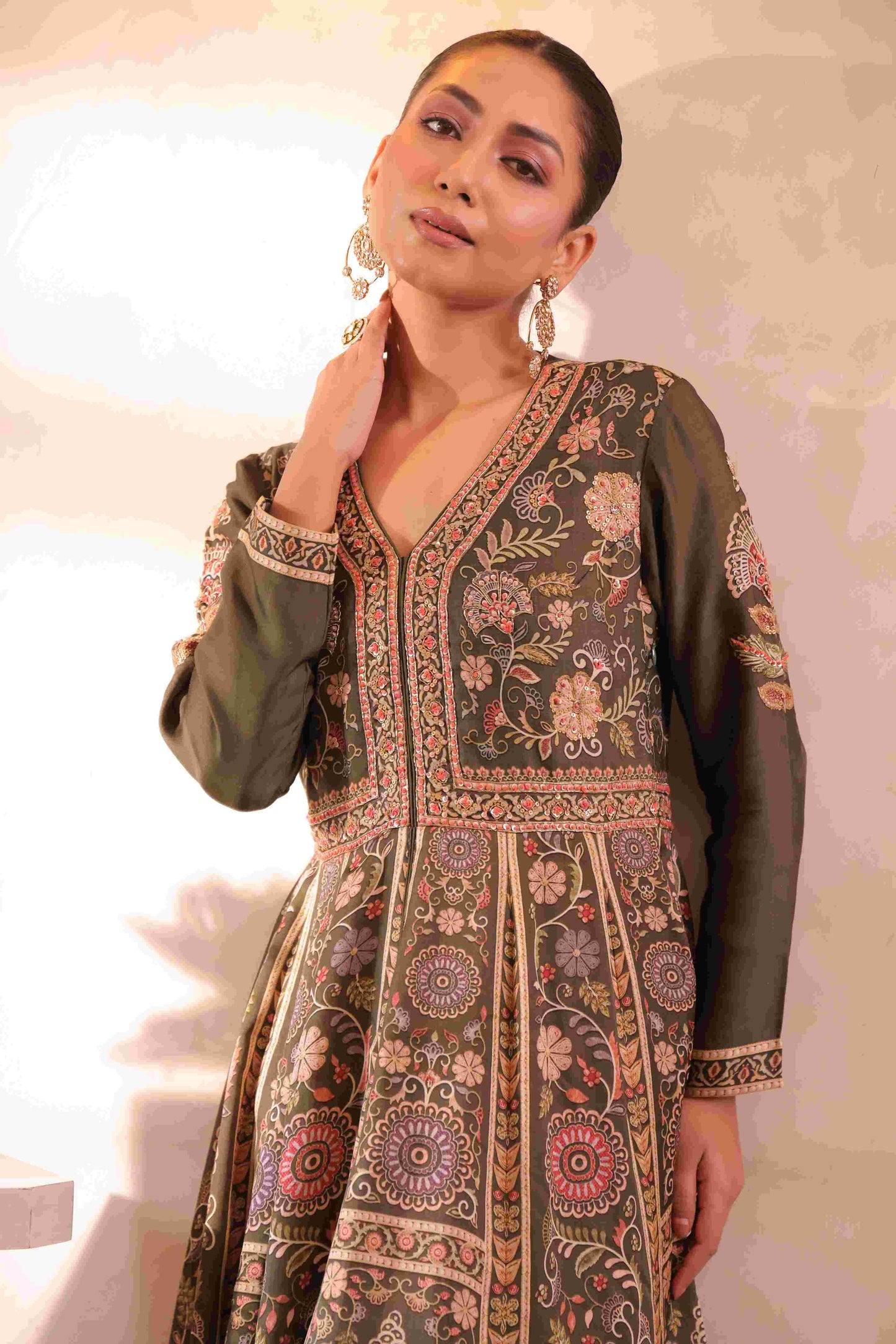 Printed Gown