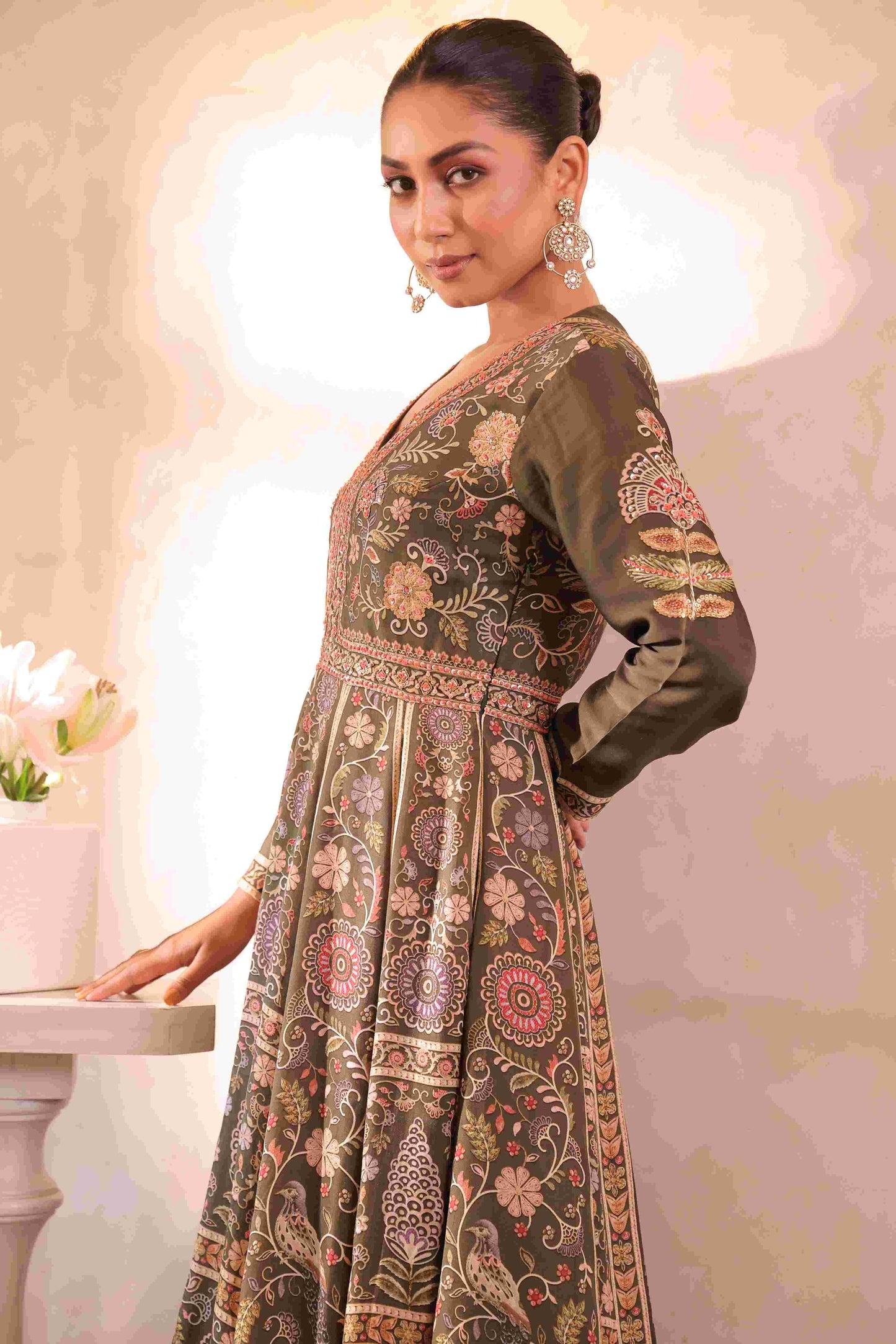 Printed Gown