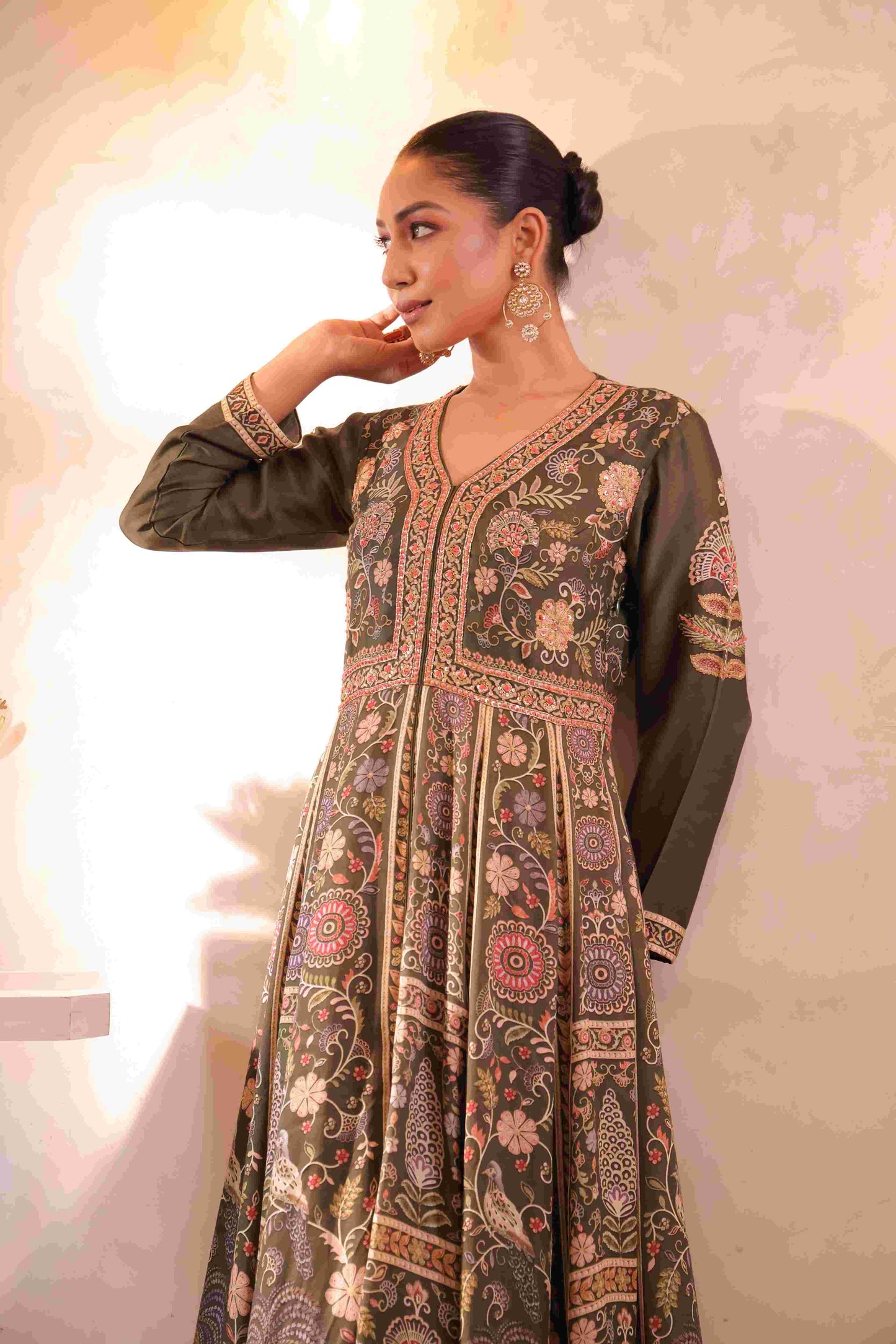 Printed Gown