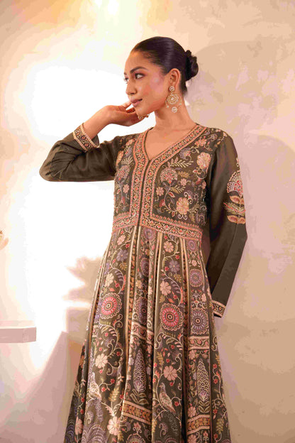 Printed Gown