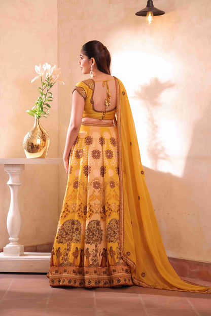 Printed Embellished Lehanga