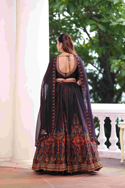 Printed Embellished Lehanga