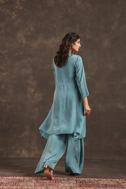 Long Kurti with Heavy Embeliished Yok Ferozi