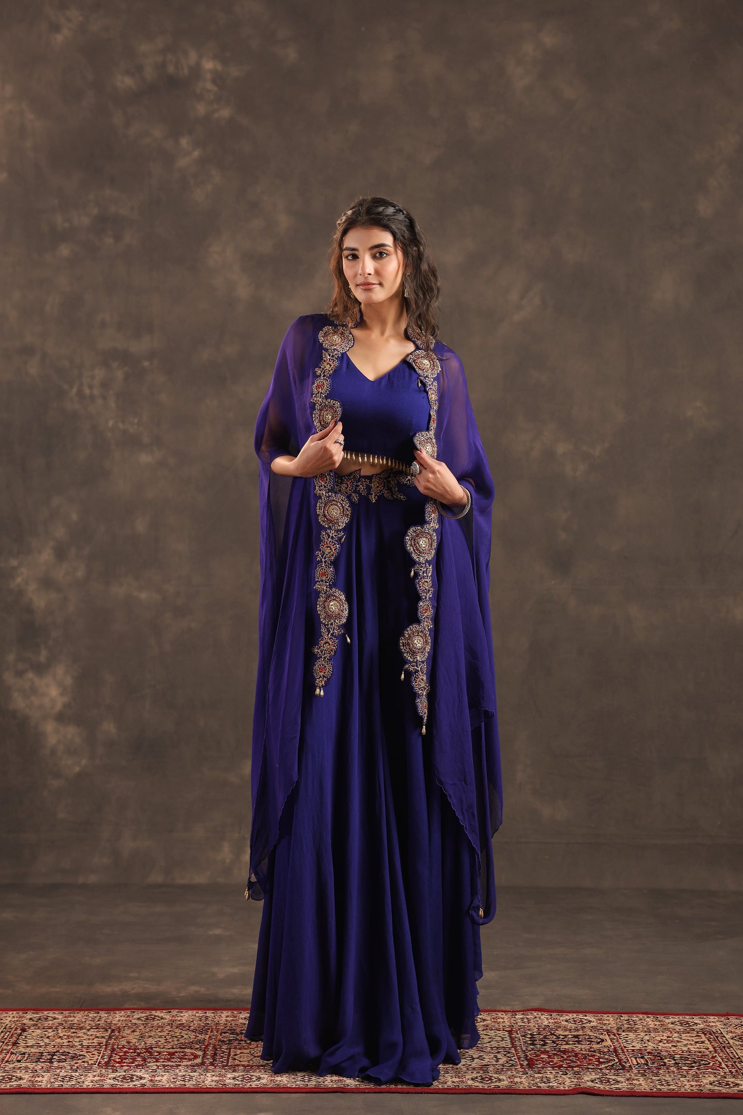 Divider Pant with Heavy Jacket Royal Blue