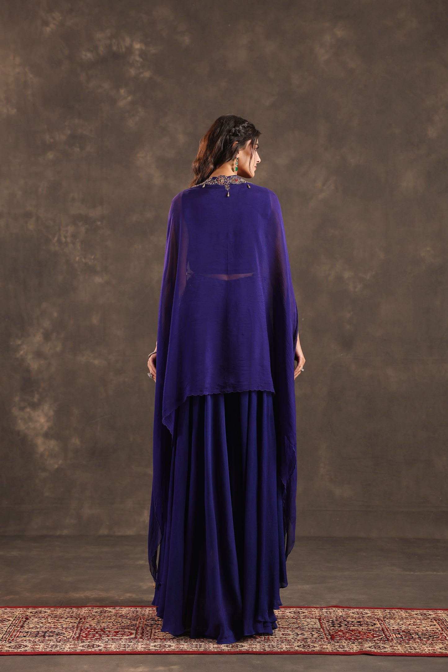 Divider Pant with Heavy Jacket Royal Blue