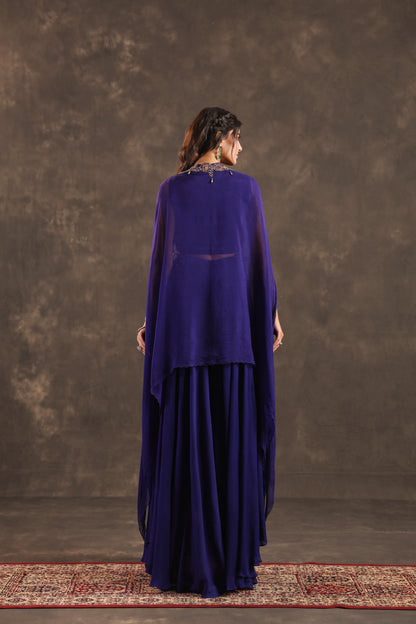 Divider Pant with Heavy Jacket Royal Blue