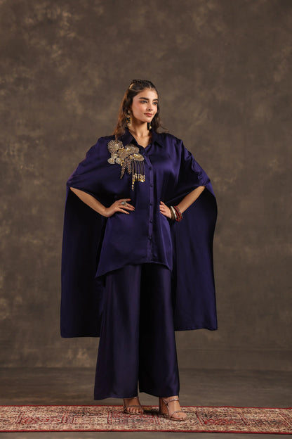 Kaftan Top with Pant Voilet