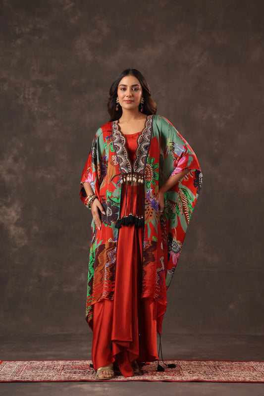 Top + Dhoti : Viscose Crepe