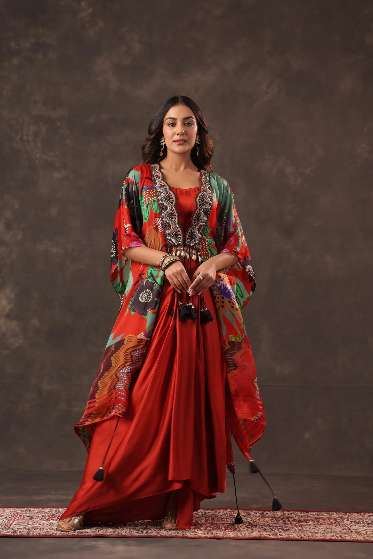 Kaftan Dress With Pant