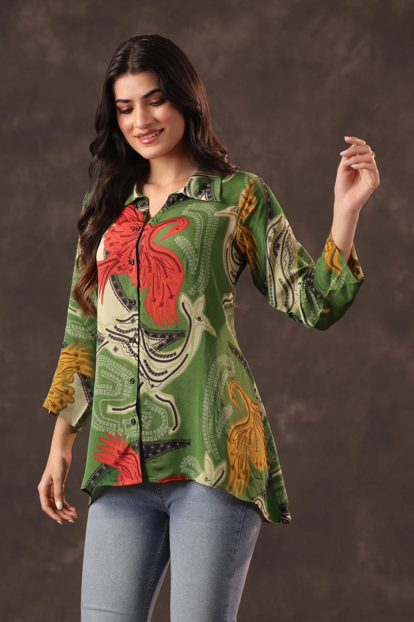 Printed Short Top