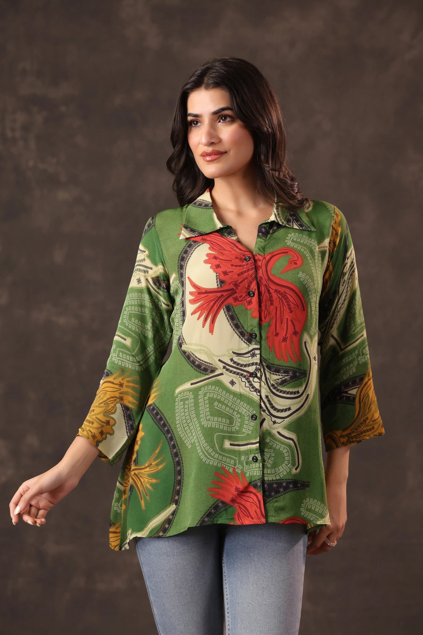 Printed Short Top