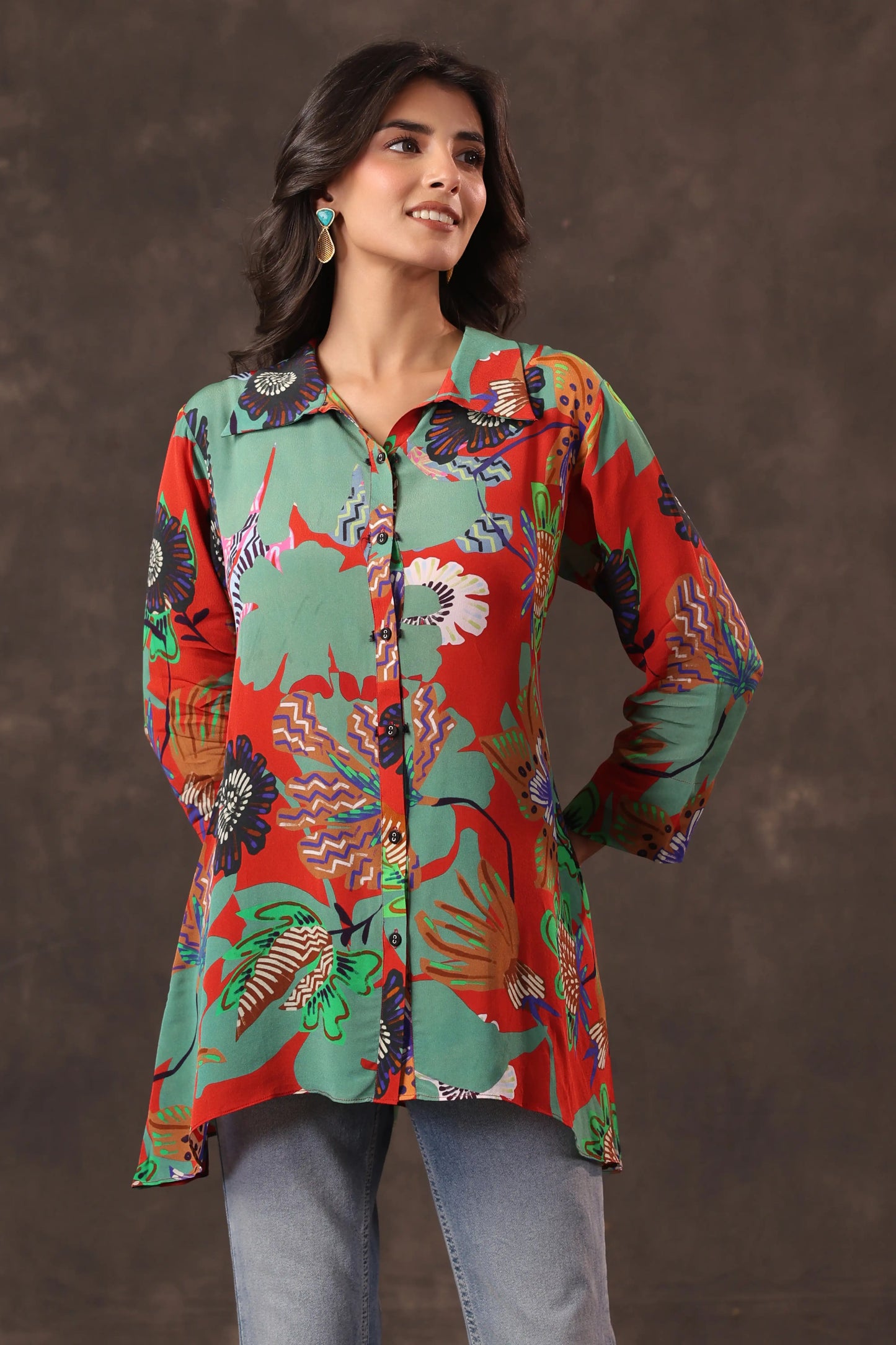 Printed Short Top