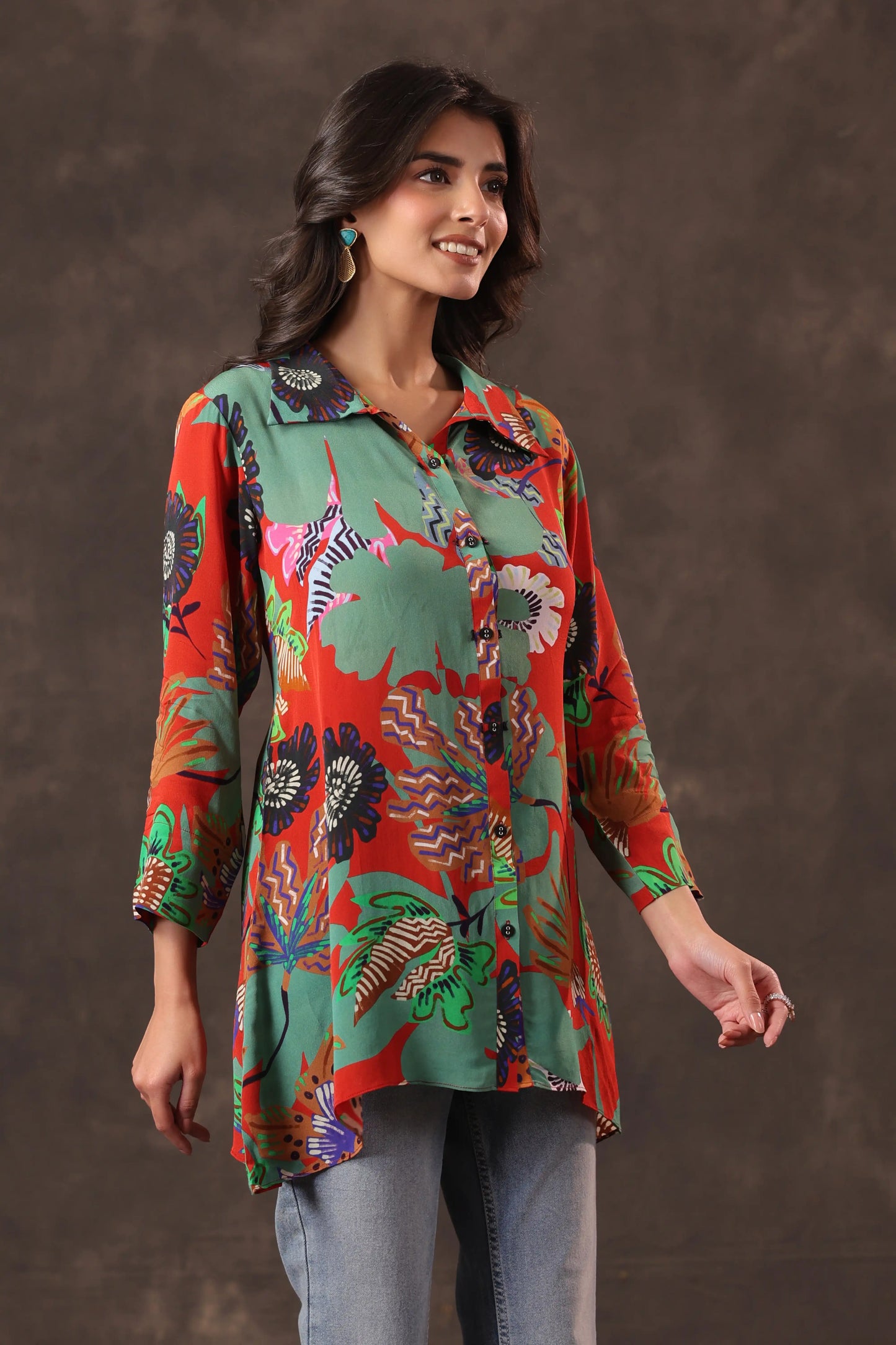 Printed Short Top