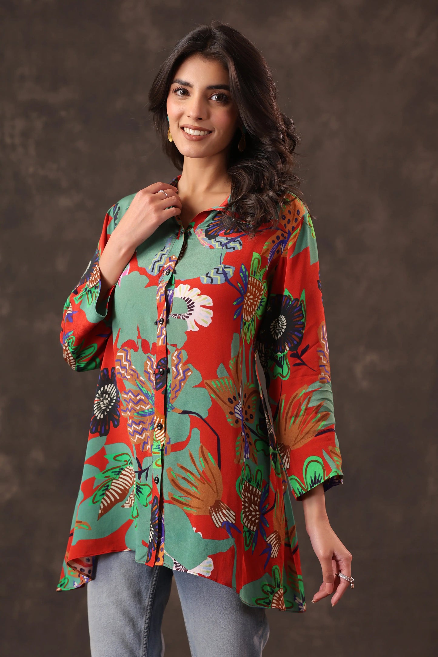 Printed Short Top