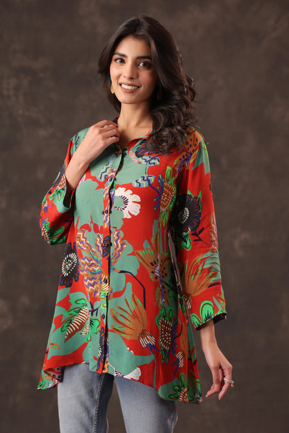Printed Short Top