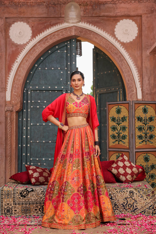 Ethnic Lehanga with Jacket