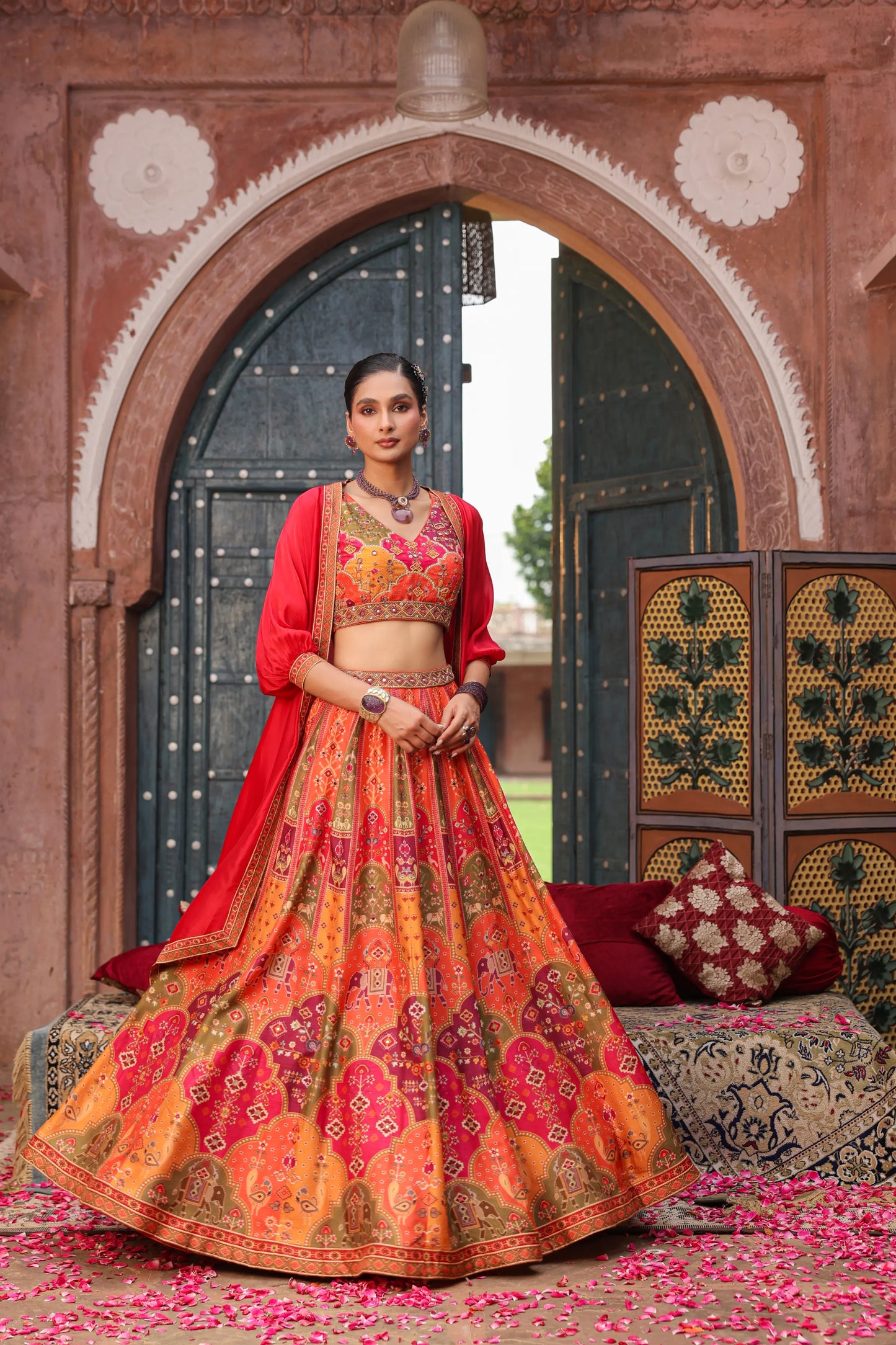 Ethnic Lehanga with Jacket