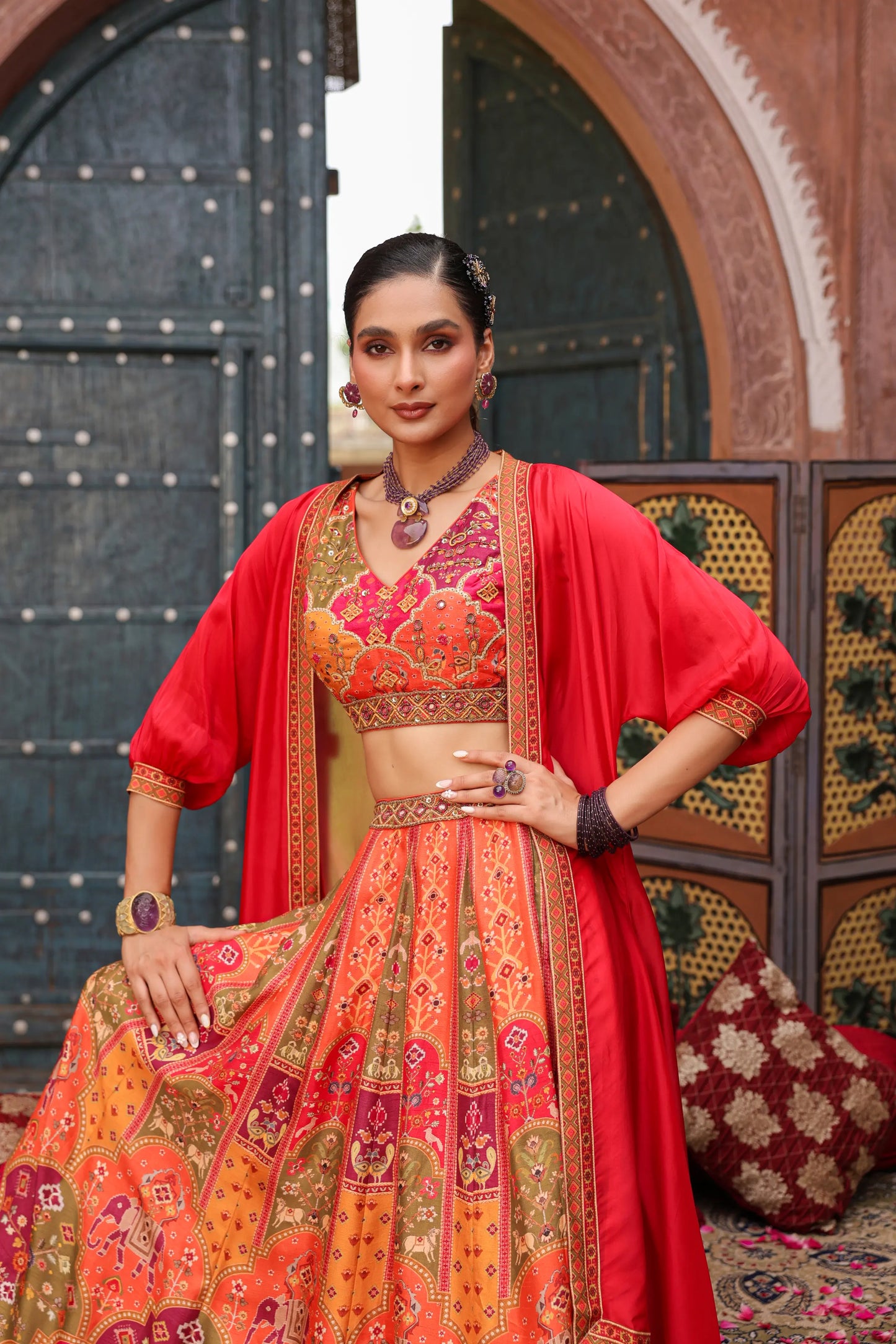 Ethnic Lehanga with Jacket