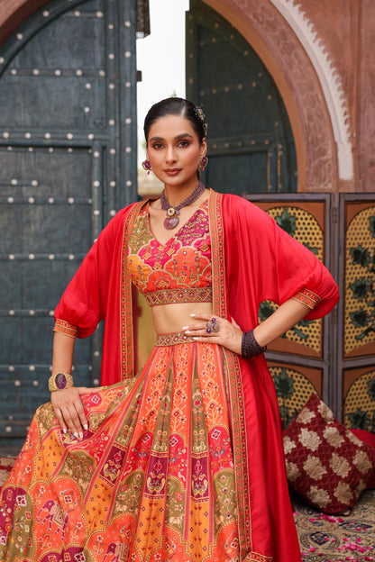 Ethnic Lehanga with Jacket