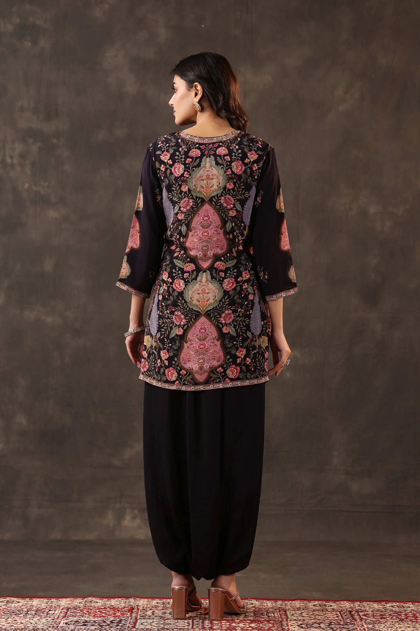 Kashmiri Top with Harem Pant