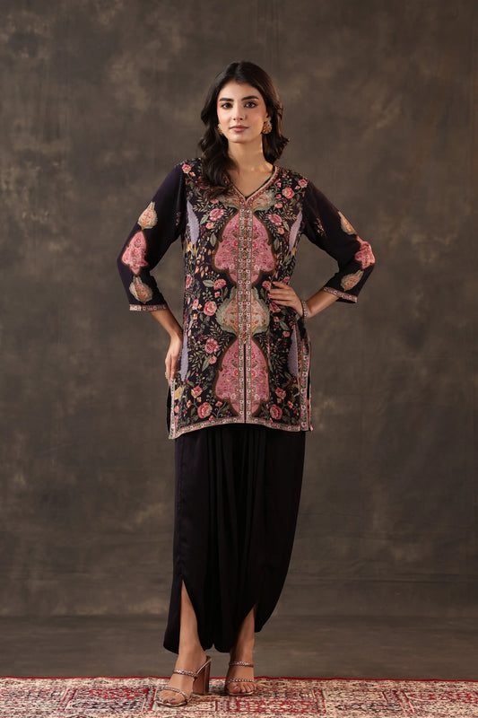 Kashmiri Top with Harem Pant