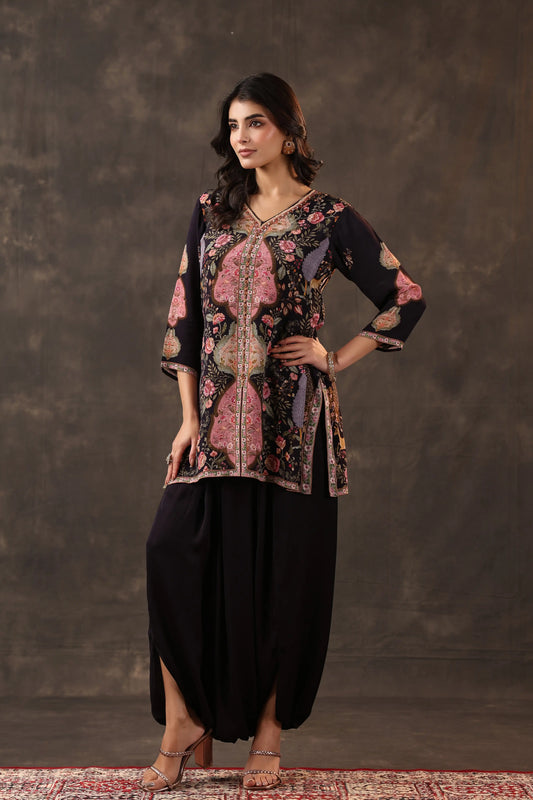 Kashmiri Top with Harem Pant