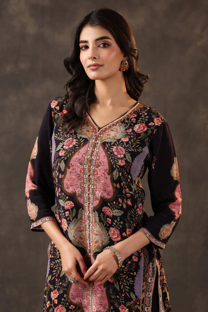 Kashmiri Top with Harem Pant