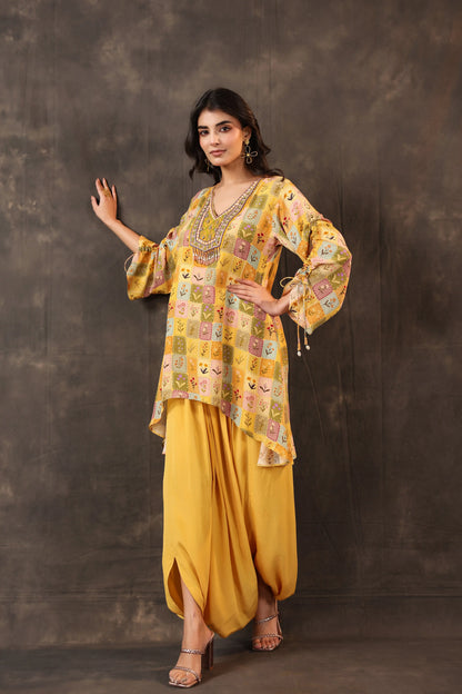 Emblished Top with Harem Pant