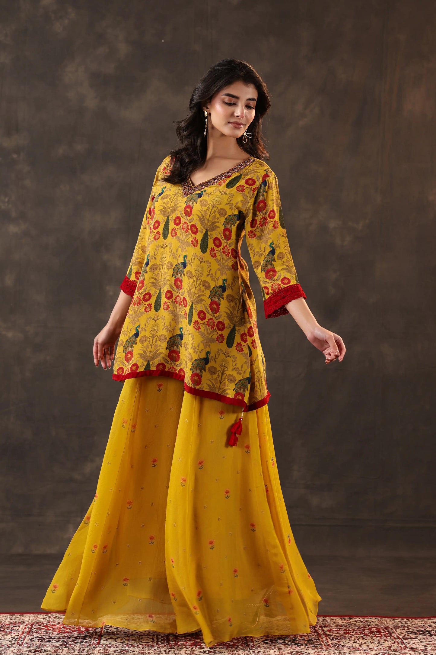 Traditional Top with Palazzo
