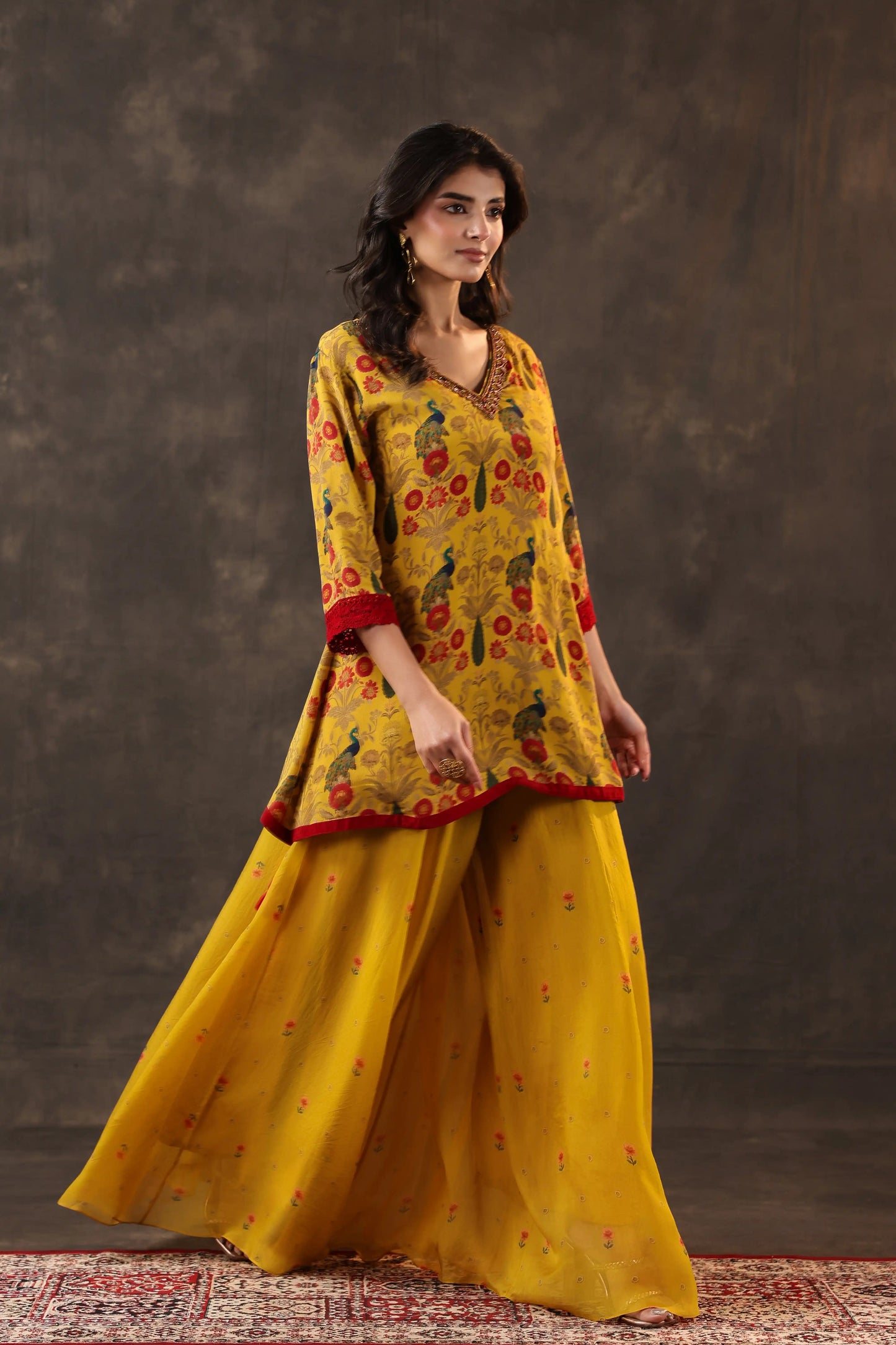 Traditional Top with Palazzo