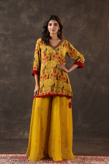 Traditional Top with Palazzo