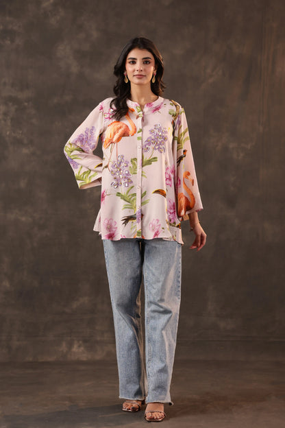 Printed Short Top