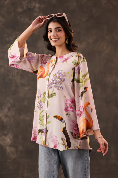 Printed Short Top