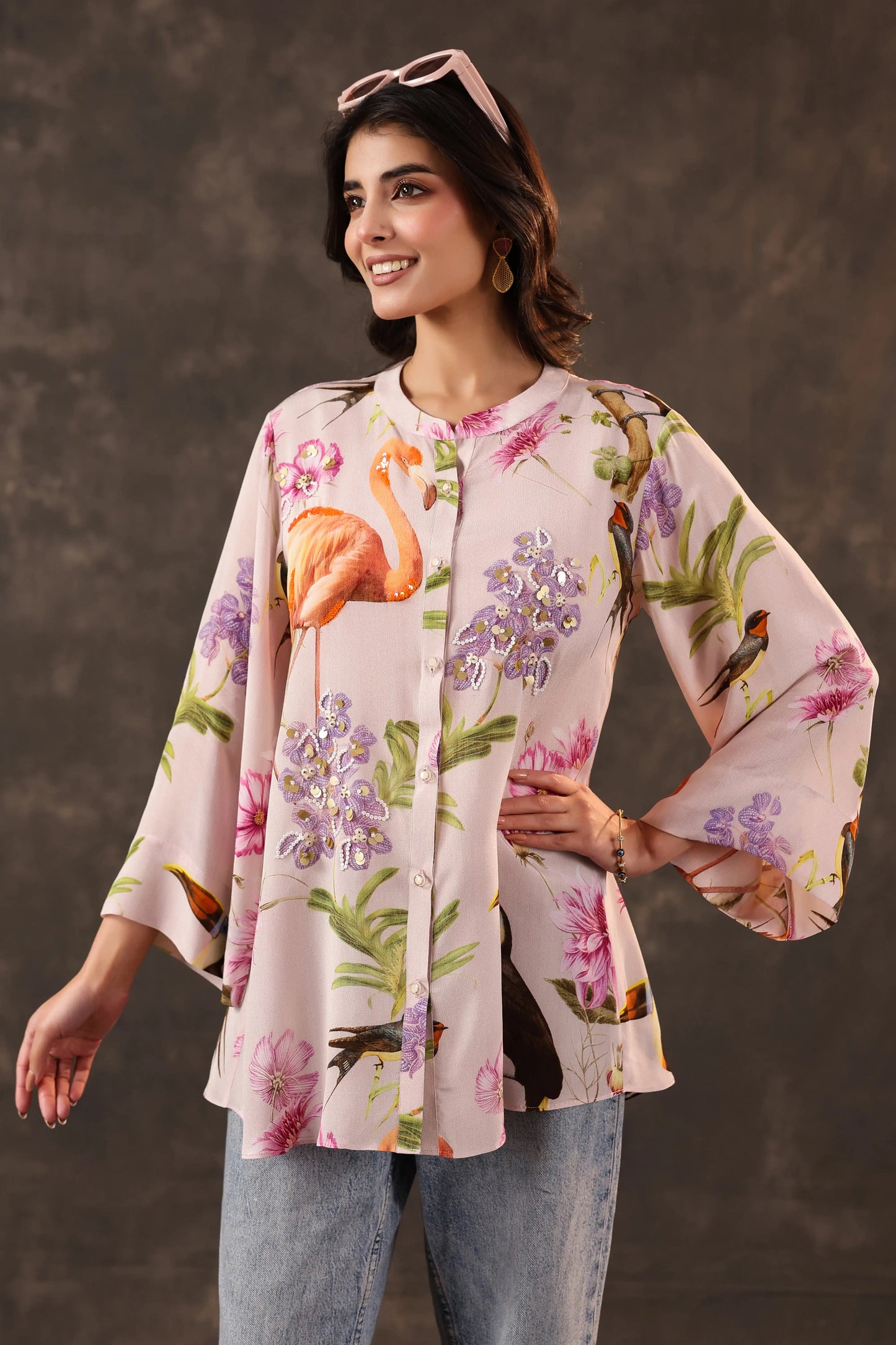 Printed Short Top