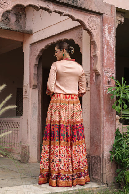 Trafitionl Lehanga with Cowl Top