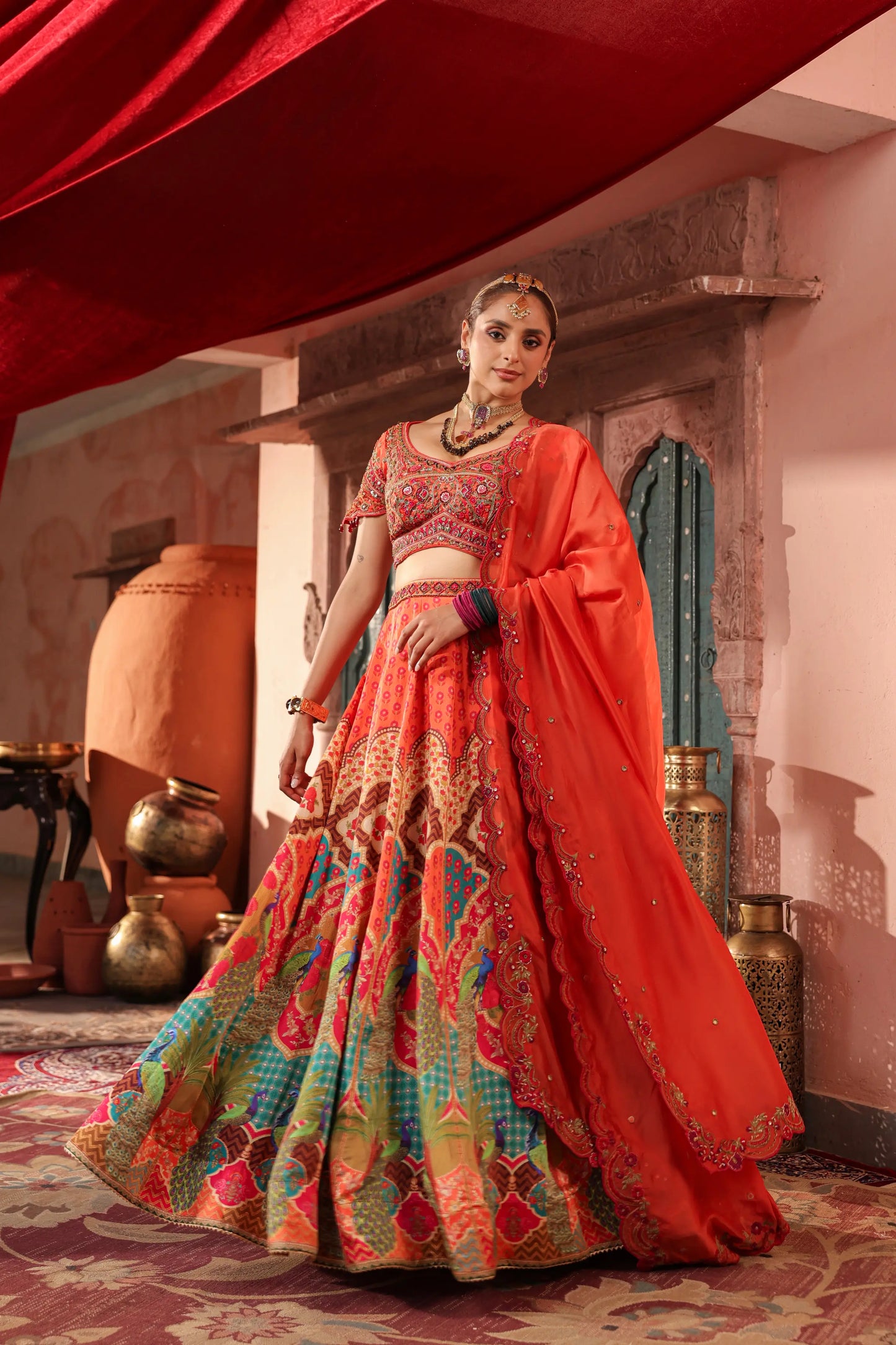 Traditional Print Lehanga