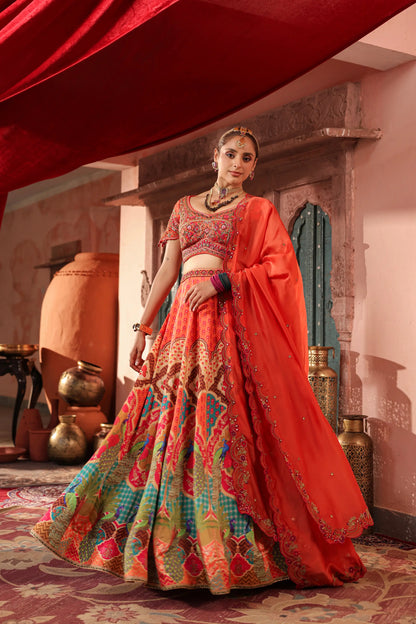 Traditional Print Lehanga